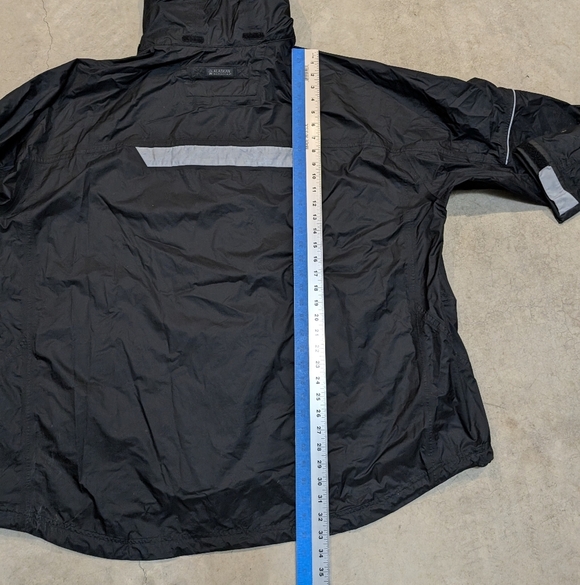Alaskan Hardgear Men's 3XL 40 Mile Black Rain Jacket Hooded Full Zip - Picture 10 of 10